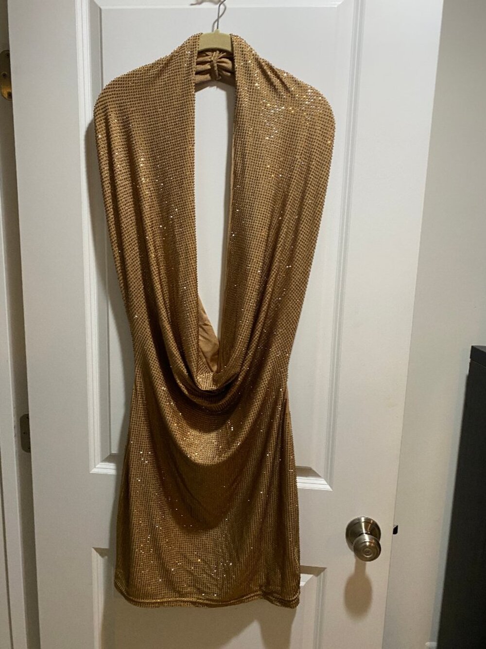 Akira Show Stopper Rhinestone Mini Dress